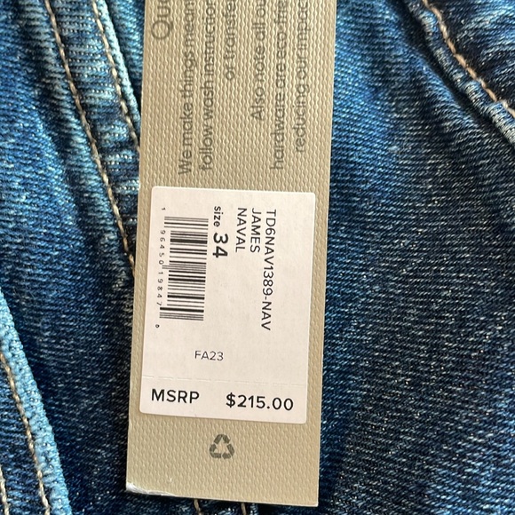 NWT Hudson high rise wide leg jeans - Picture 3 of 5